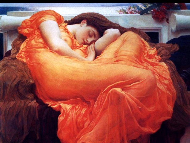 "Flaming June" by Frederic Lord Leighton, c. 1895