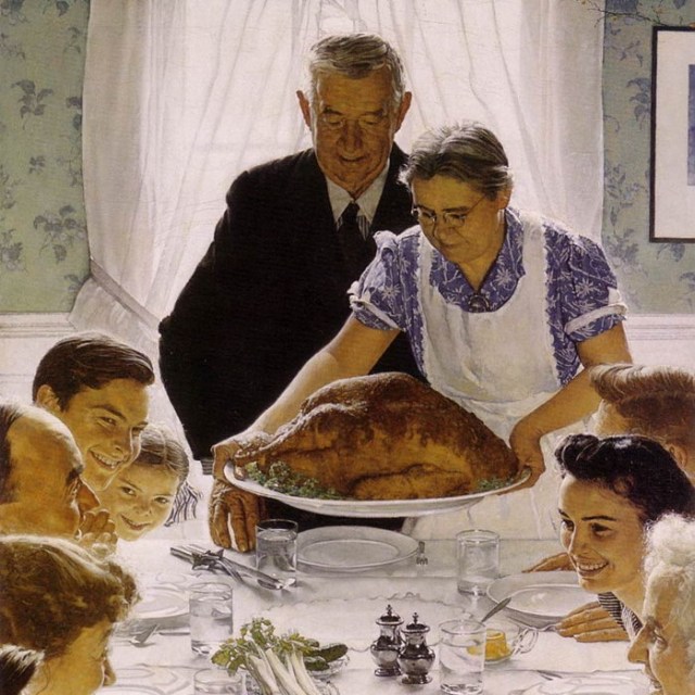 Norman Rockwell Thanksgiving